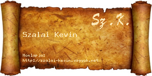 Szalai Kevin névjegykártya